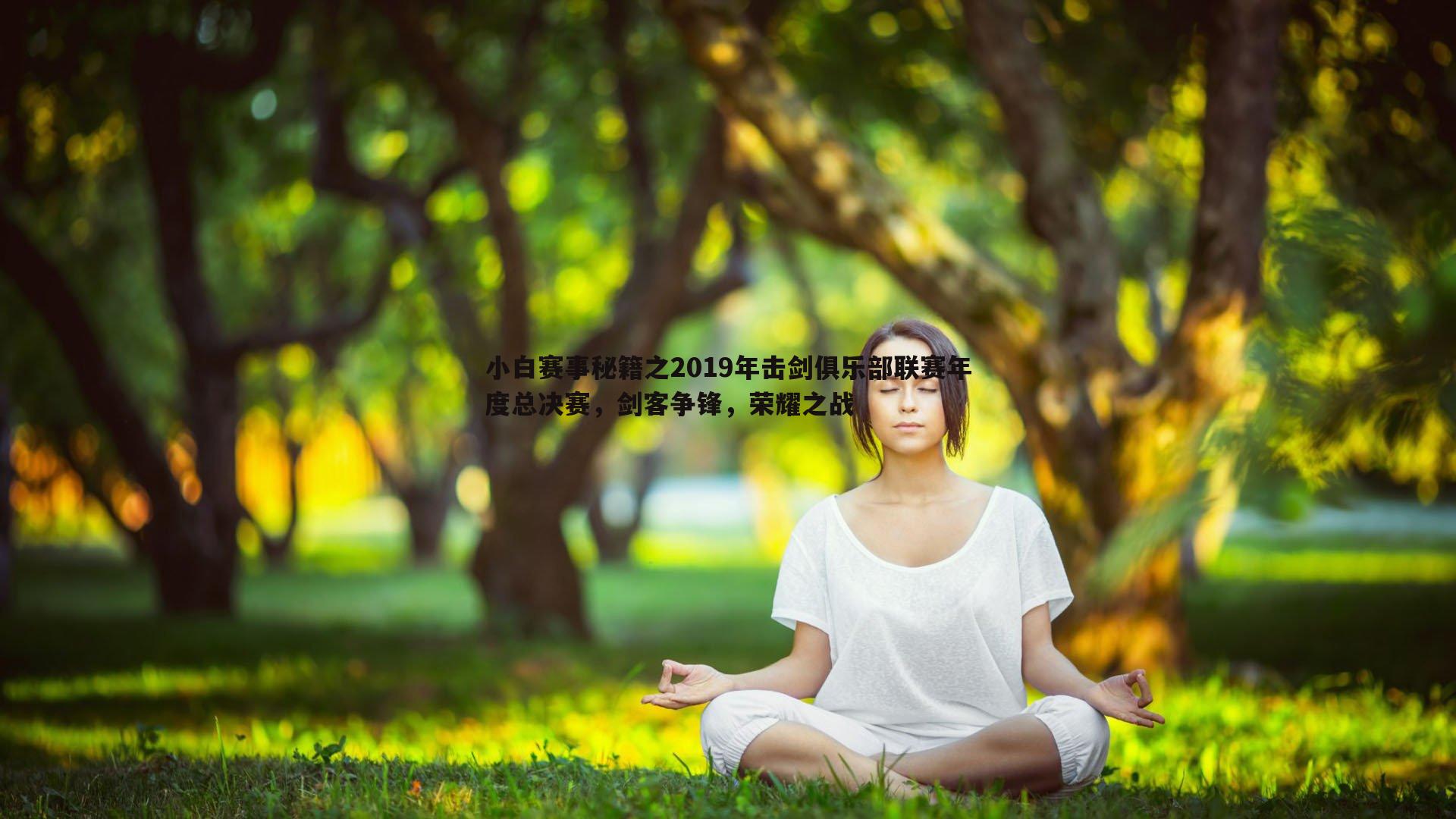 小白赛事秘籍之2019年击剑俱乐部联赛年度总决赛，剑客争锋，荣耀之战